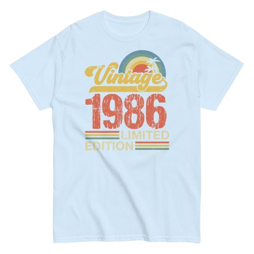 Vintage 1986 Limited Edition T-shirt 86 Birthday Gift