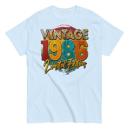 Vintage 1986 Limited Edition Birthday 86 T-shirt