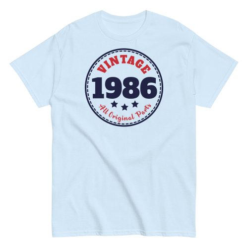 Vintage 1986 All Original Parts Retro T-shirt