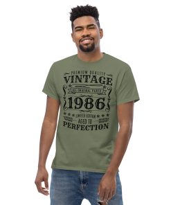 Vintage 1986 Aged To Perfection T-Shirt Birthday Gift