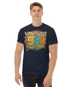 Vintage 1986 Limited Edition Birthday 86 T-shirt
