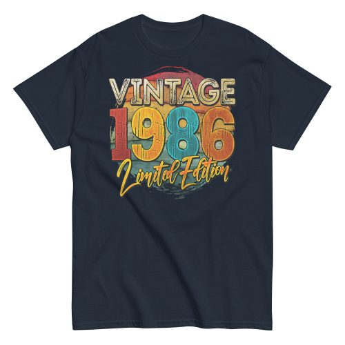 Vintage 1986 Limited Edition Birthday 86 T-shirt
