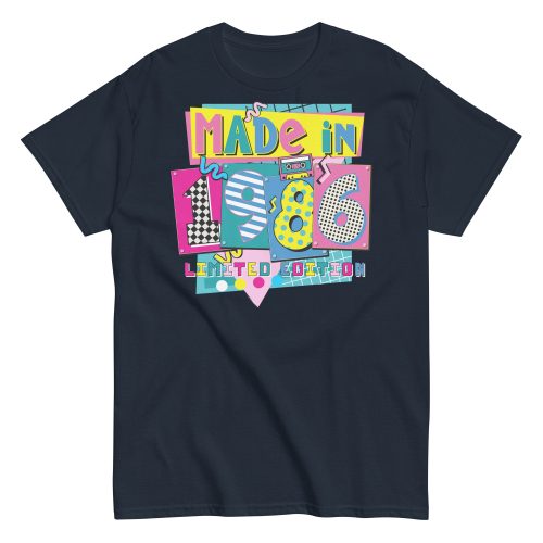 Made in 1986 Retro 80’s T-shirt 1986 Birthday Gift