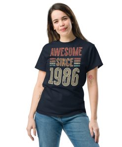 Awesome Since 1986 Retro Birthday Gift T-shirt