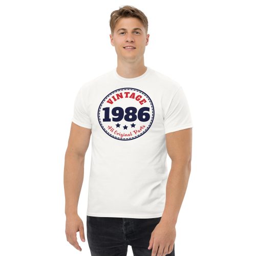 Vintage 1986 All Original Parts Retro T-shirt