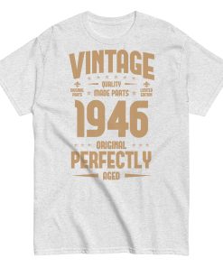Vintage 1946 T-shirt Original Perfectly Made Birthday Gift