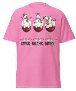 Drink Drank Drunk Funny Drinking Christmas T-shirt