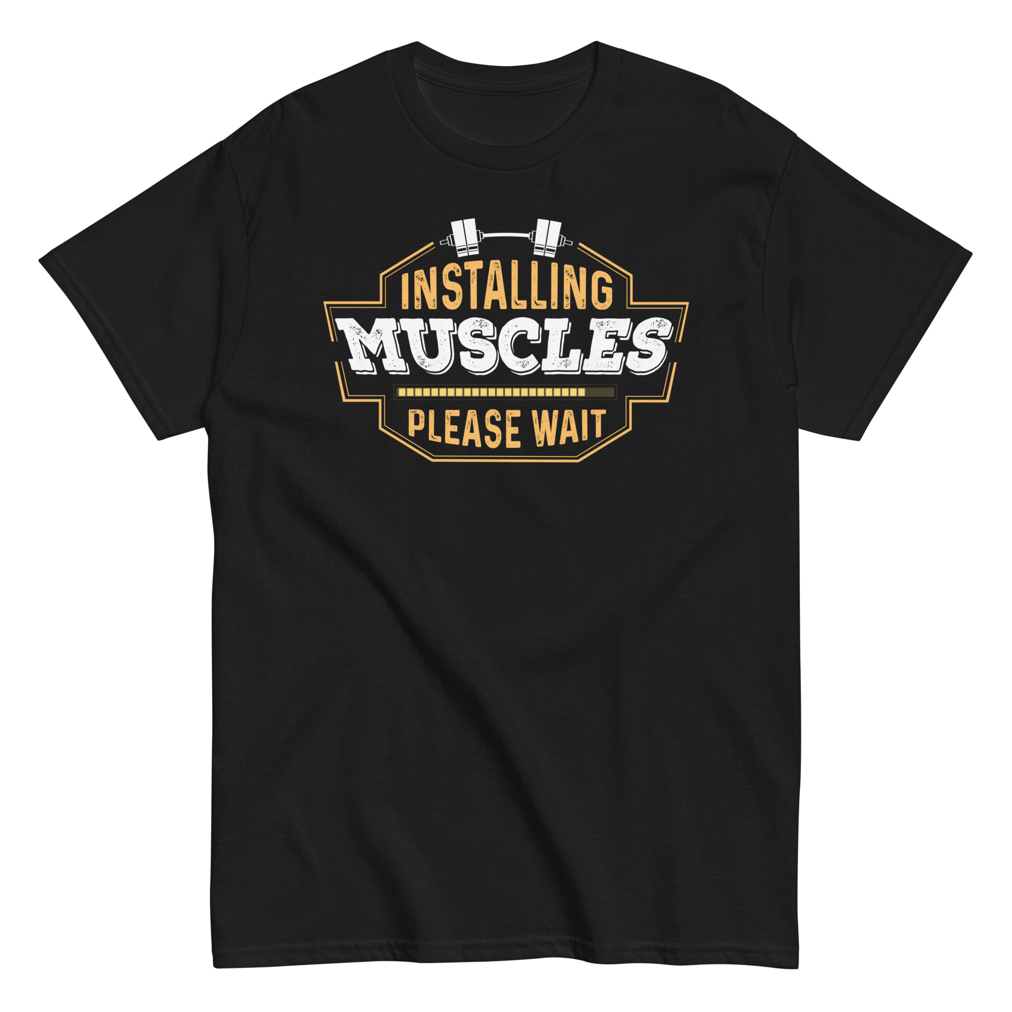 Installing Muscles Please Wait – Men’s T-shirt Gift