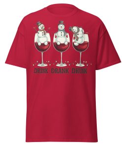 Drink Drank Drunk Funny Drinking Christmas T-shirt