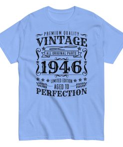 Vintage 1946 T-shirt Limited Edition Birthday Gift