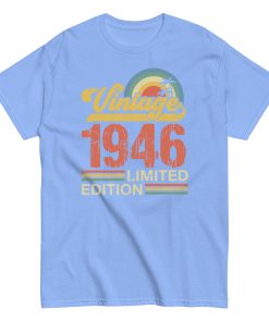 Vintage 1946 Birthday T-shirt Limited Edition Retro Gift