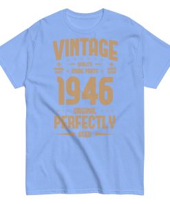 Vintage 1946 T-shirt Original Perfectly Made Birthday Gift