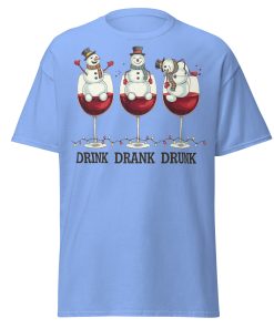Drink Drank Drunk Funny Drinking Christmas T-shirt