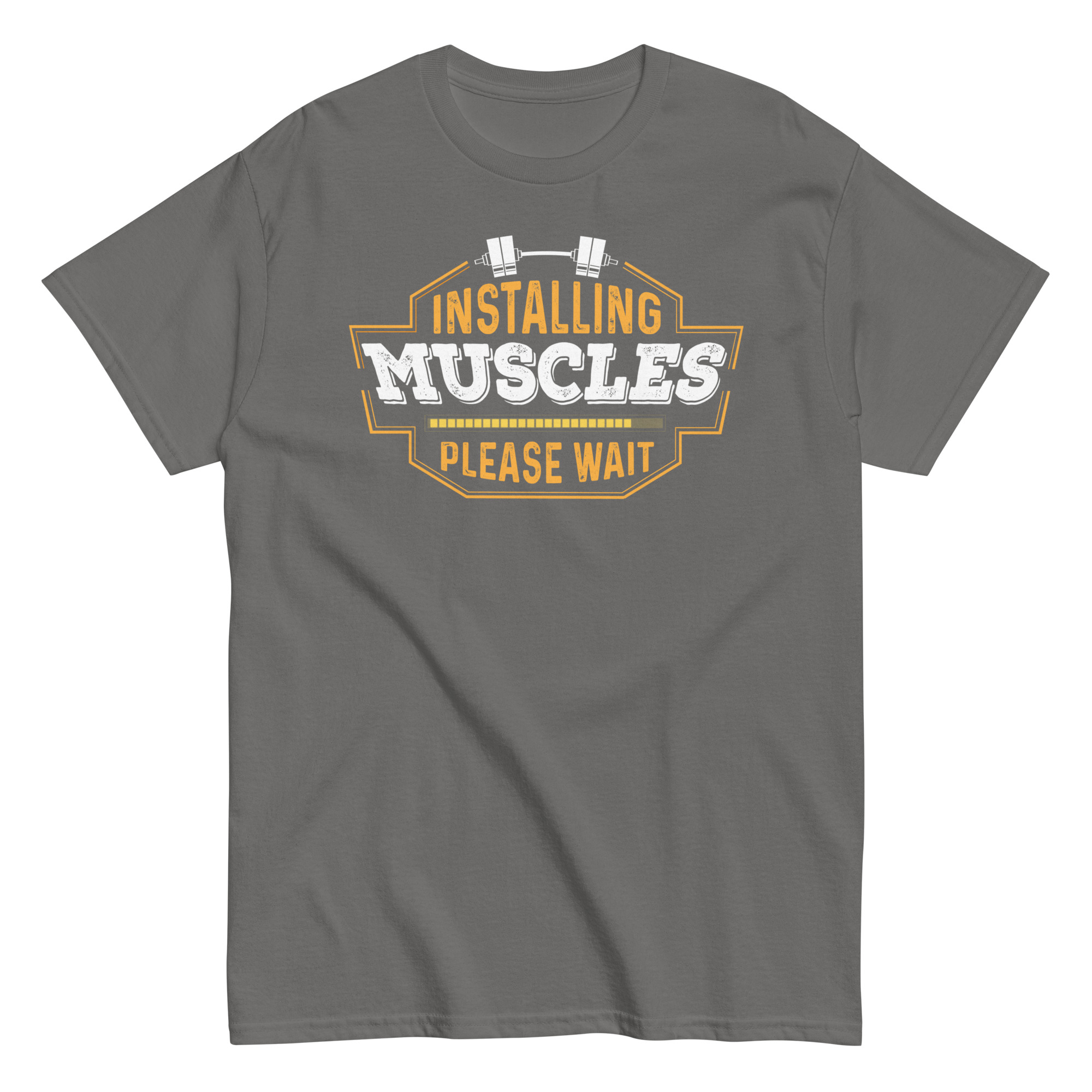 Installing Muscles Please Wait – Men’s T-shirt Gift