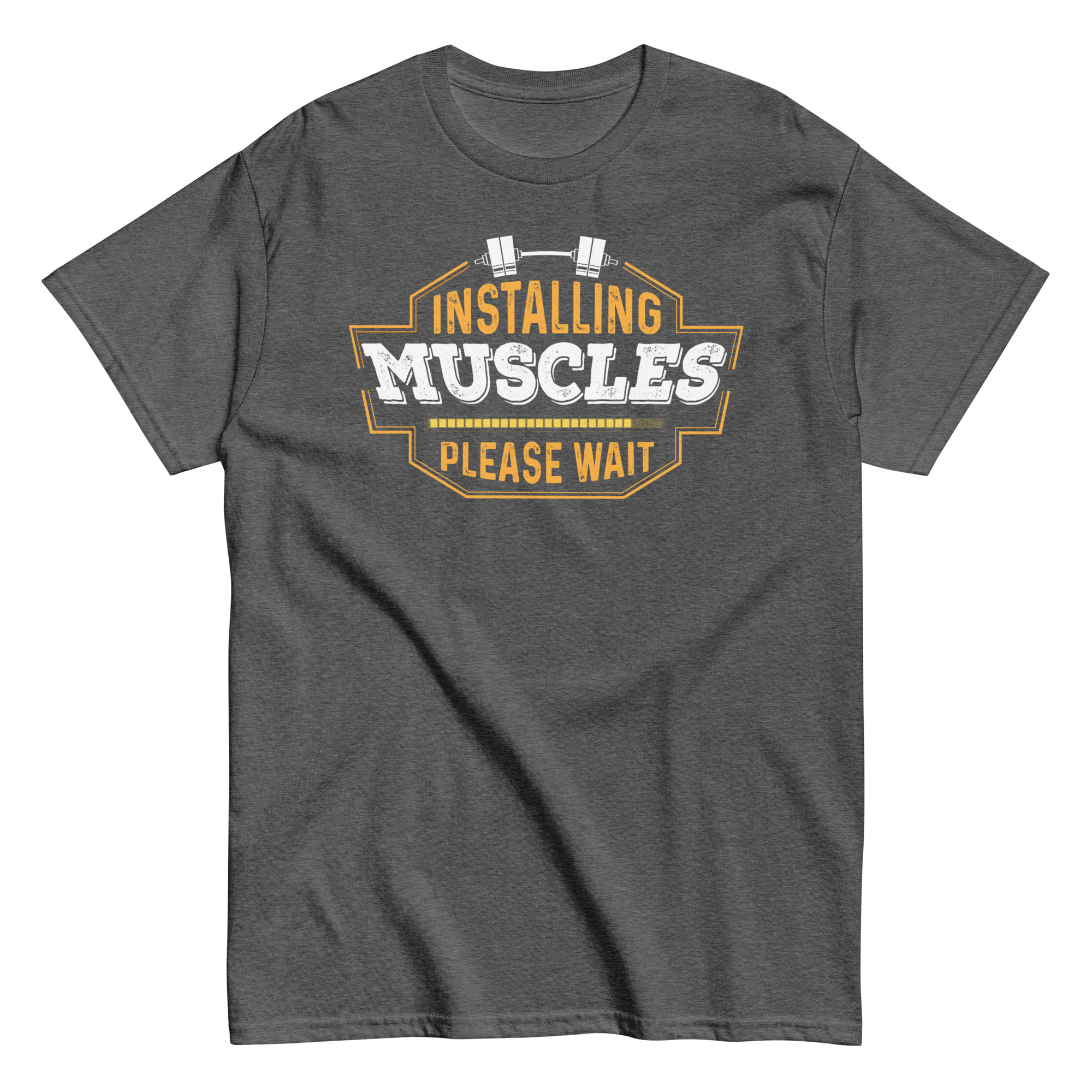 Installing Muscles Please Wait – Men’s T-shirt Gift
