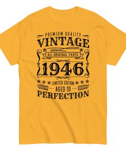 Vintage 1946 T-shirt Limited Edition Birthday Gift