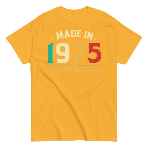 Made in 1975 Limited Edition Men's classic tshirt
