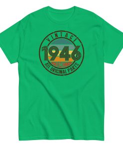 Vintage 1946 T-Shirt Almost All Original Parts Birthday Gift