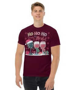 Ho Ho Ho Pour The Merlot Christmas T-shirts