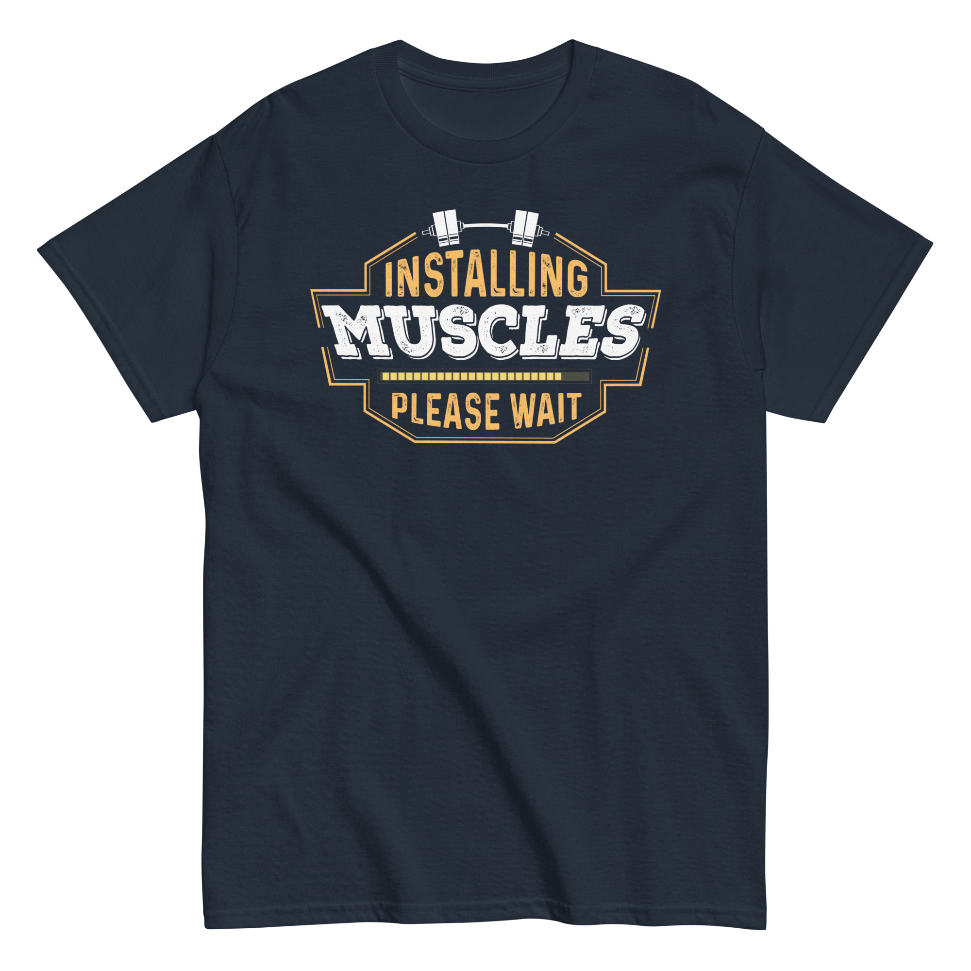 Installing Muscles Please Wait – Men’s T-shirt Gift