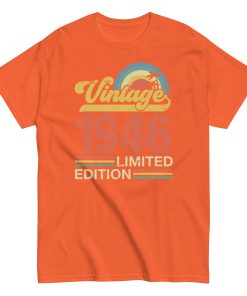 Vintage 1946 Birthday T-shirt Limited Edition Retro Gift
