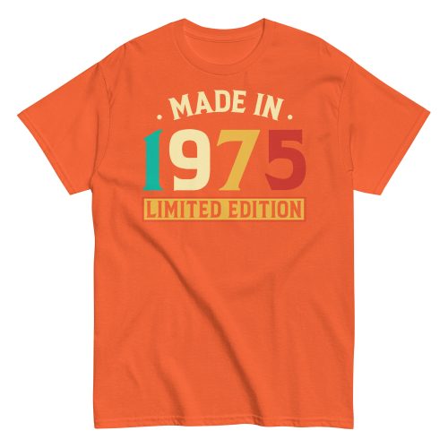 Made in 1975 Limited Edition Men's classic tshirt