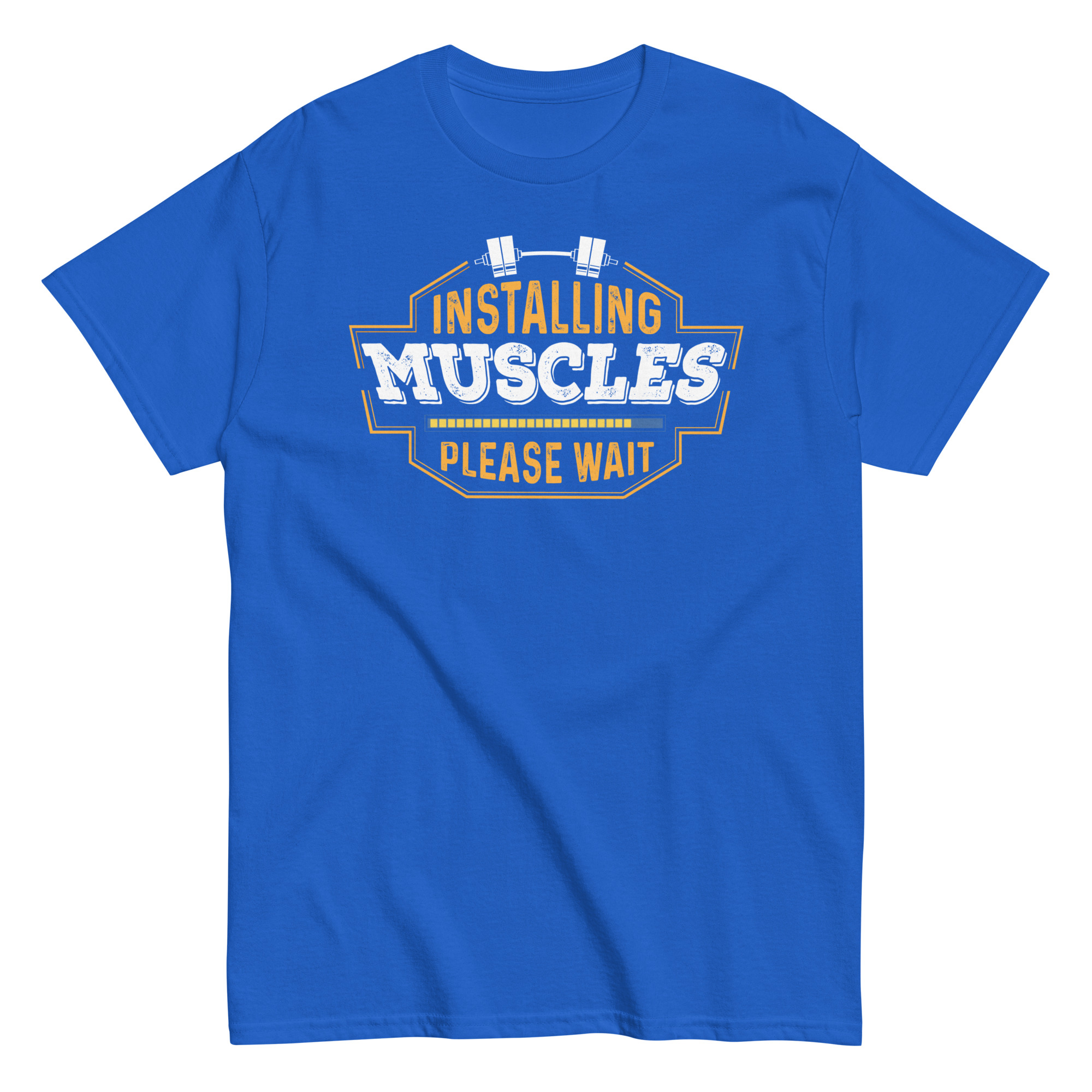 Installing Muscles Please Wait – Men’s T-shirt Gift