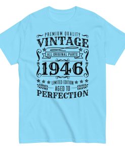 Vintage 1946 T-shirt Limited Edition Birthday Gift