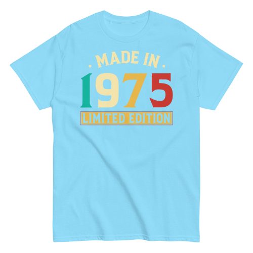 Made in 1975 Limited Edition Men's classic tshirt