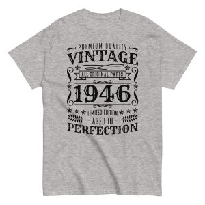 Vintage 1946 T-shirt Limited Edition Birthday Gift