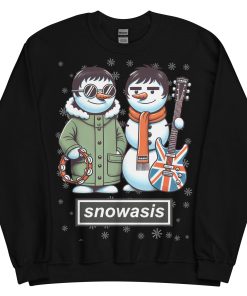 Snowasis Oasis Christmas Jumper Liam & Noel Gallagher Snowmen
