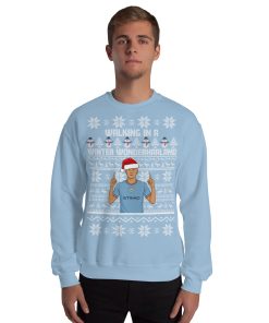 Erling Haaland Christmas Jumper Walking in a Winter Wonderhaaland