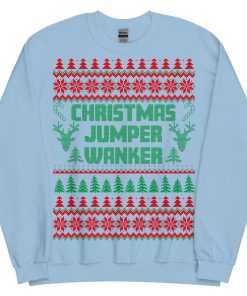 Christmas Jumper Wanker Funny Rude Christmas Jumpers
