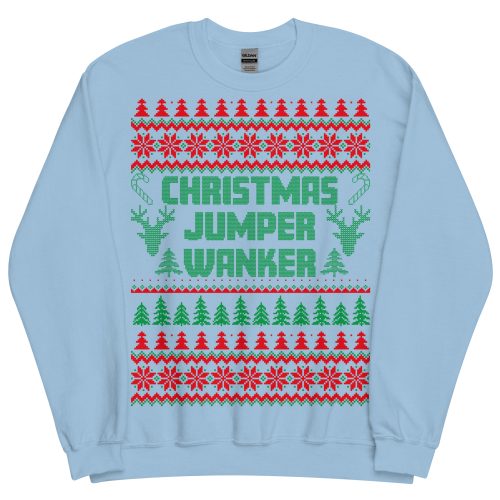 Christmas Jumper Wanker Funny Rude Christmas Jumpers