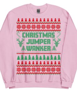 Christmas Jumper Wanker Funny Rude Christmas Jumpers