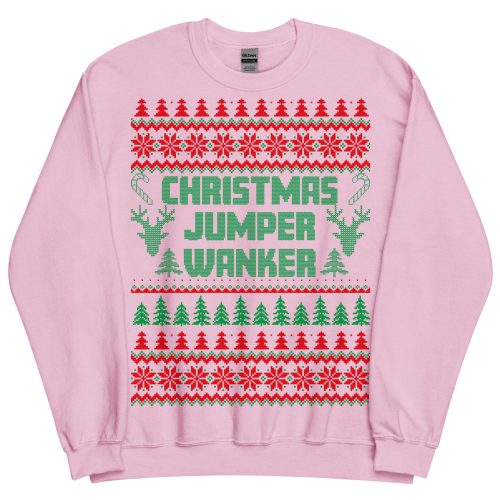 Christmas Jumper Wanker Funny Rude Christmas Jumpers