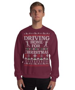 Golf Christmas Jumper Funny Driving Home For Christmas