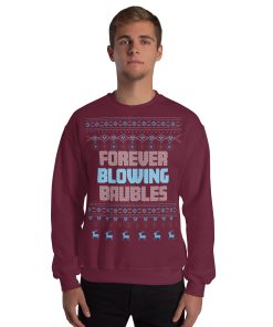 Forever Blowing Baubles West Ham Christmas Jumper Sweatshirt