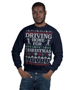 Golf Christmas Jumper Funny Driving Home For Christmas