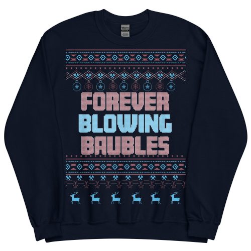 Forever Blowing Baubles West Ham Christmas Jumper Sweatshirt