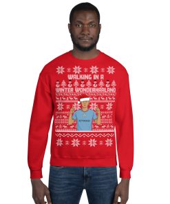 Erling Haaland Christmas Jumper Walking in a Winter Wonderhaaland