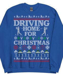 Golf Christmas Jumper Funny Driving Home For Christmas