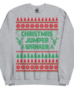 Christmas Jumper Wanker Funny Rude Christmas Jumpers