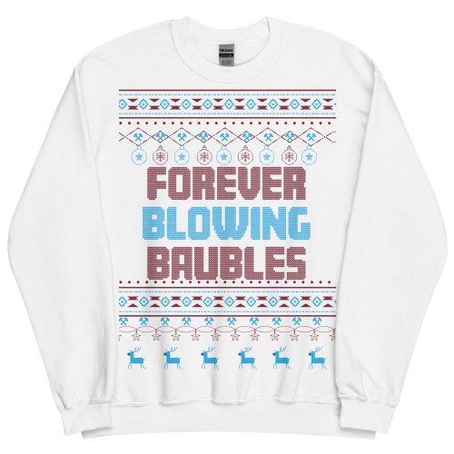 Forever Blowing Baubles West Ham Christmas Jumper Sweatshirt