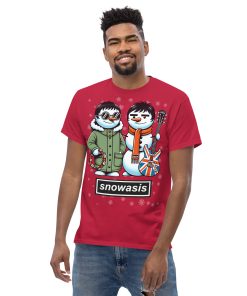 Snowasis T-shirt - Oasis Christmas T-shirt Liam & Noel Gallagher Tshirt