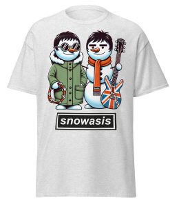 Snowasis T-shirt - Oasis Christmas T-shirt Liam & Noel Gallagher Tshirt