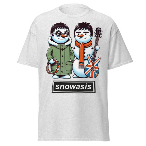 Snowasis T-shirt - Oasis Christmas T-shirt Liam & Noel Gallagher Tshirt