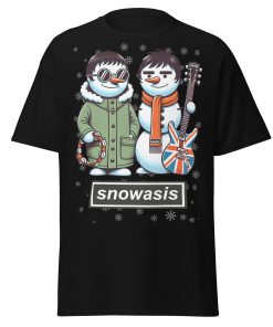 Snowasis T-shirt - Oasis Christmas T-shirt Liam & Noel Gallagher Tshirt
