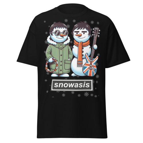 Snowasis T-shirt - Oasis Christmas T-shirt Liam & Noel Gallagher Tshirt