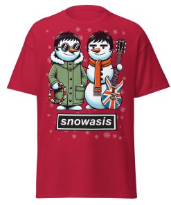 Snowasis T-shirt - Oasis Christmas T-shirt Liam & Noel Gallagher Tshirt